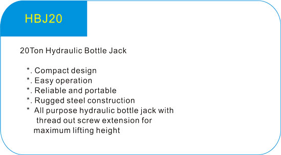  20Ton Hydraulic Bottle Jack